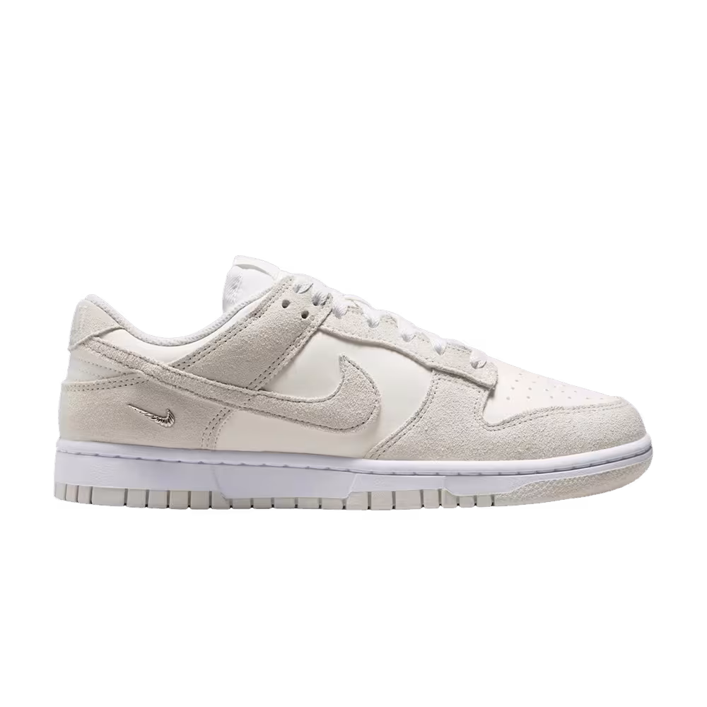 Nike Women's Dunk Low SE Sail White Metallic Silver