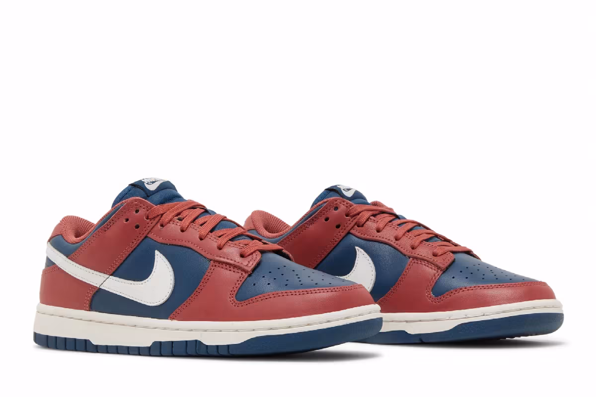 Nike Women's Dunk Low Canyon Rust Blue, view 9