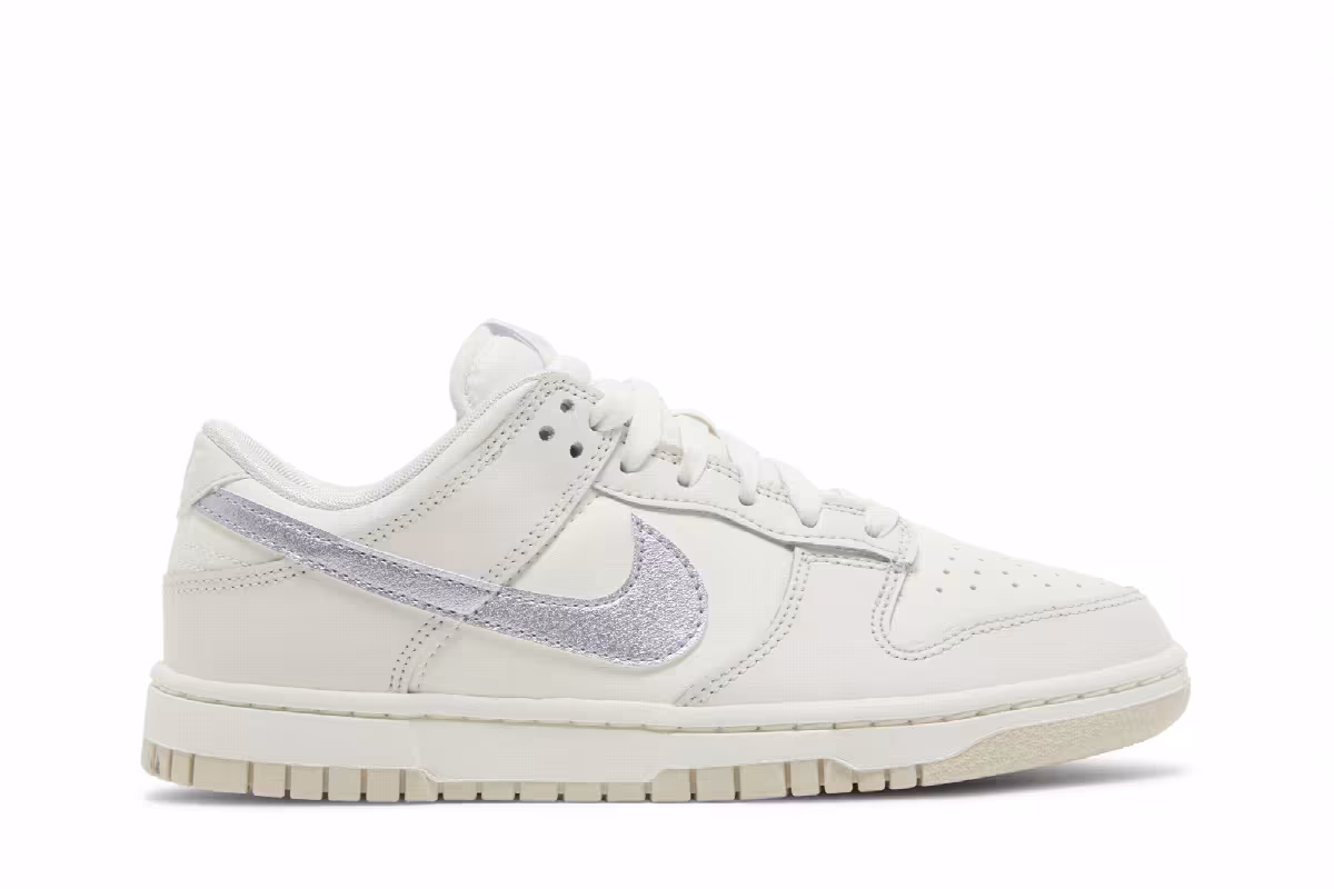 Nike Women's Dunk Low Sail Oxygen Purple, view 2