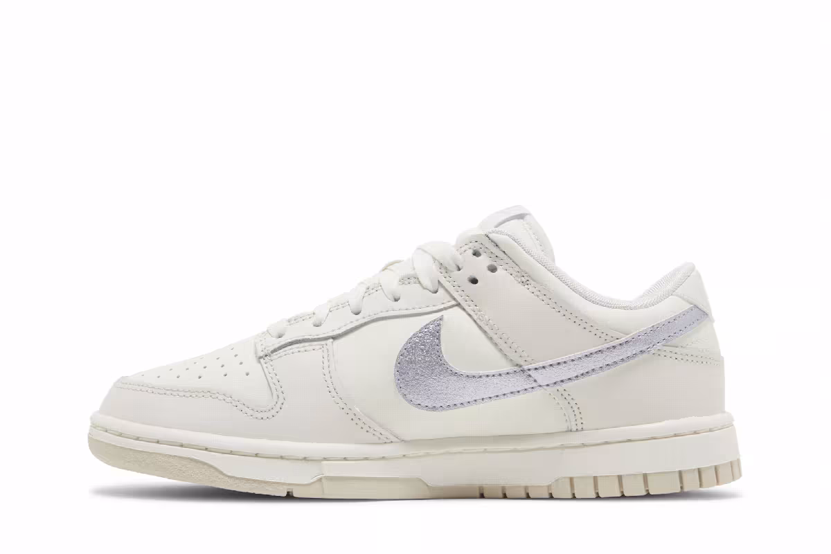 Nike Women's Dunk Low Sail Oxygen Purple, view 4