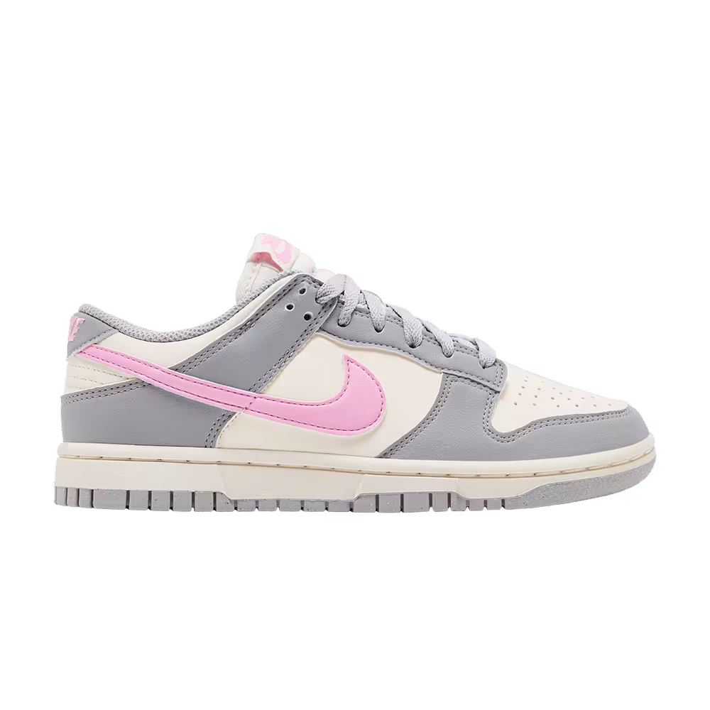 Nike Women's Dunk Low Next Nature Smoke Grey Pink Rise