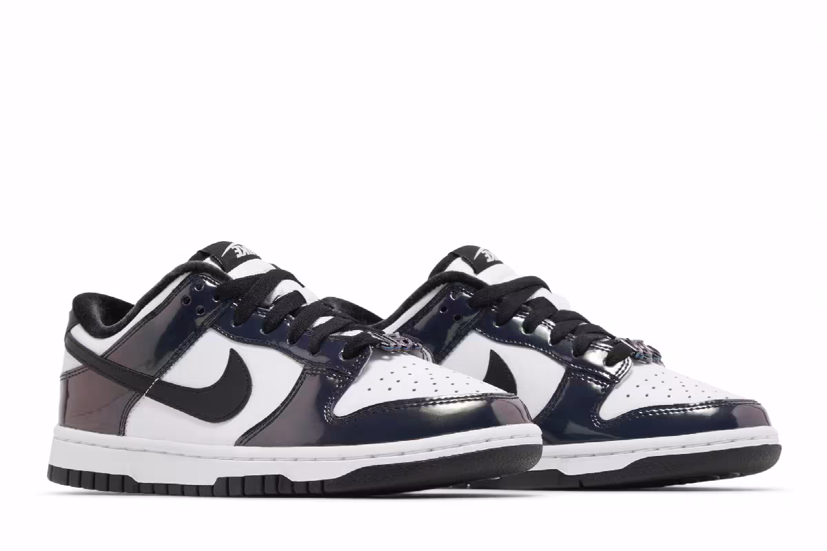 Nike Women's Dunk Low SE Just Do It - Iridescent, view 9