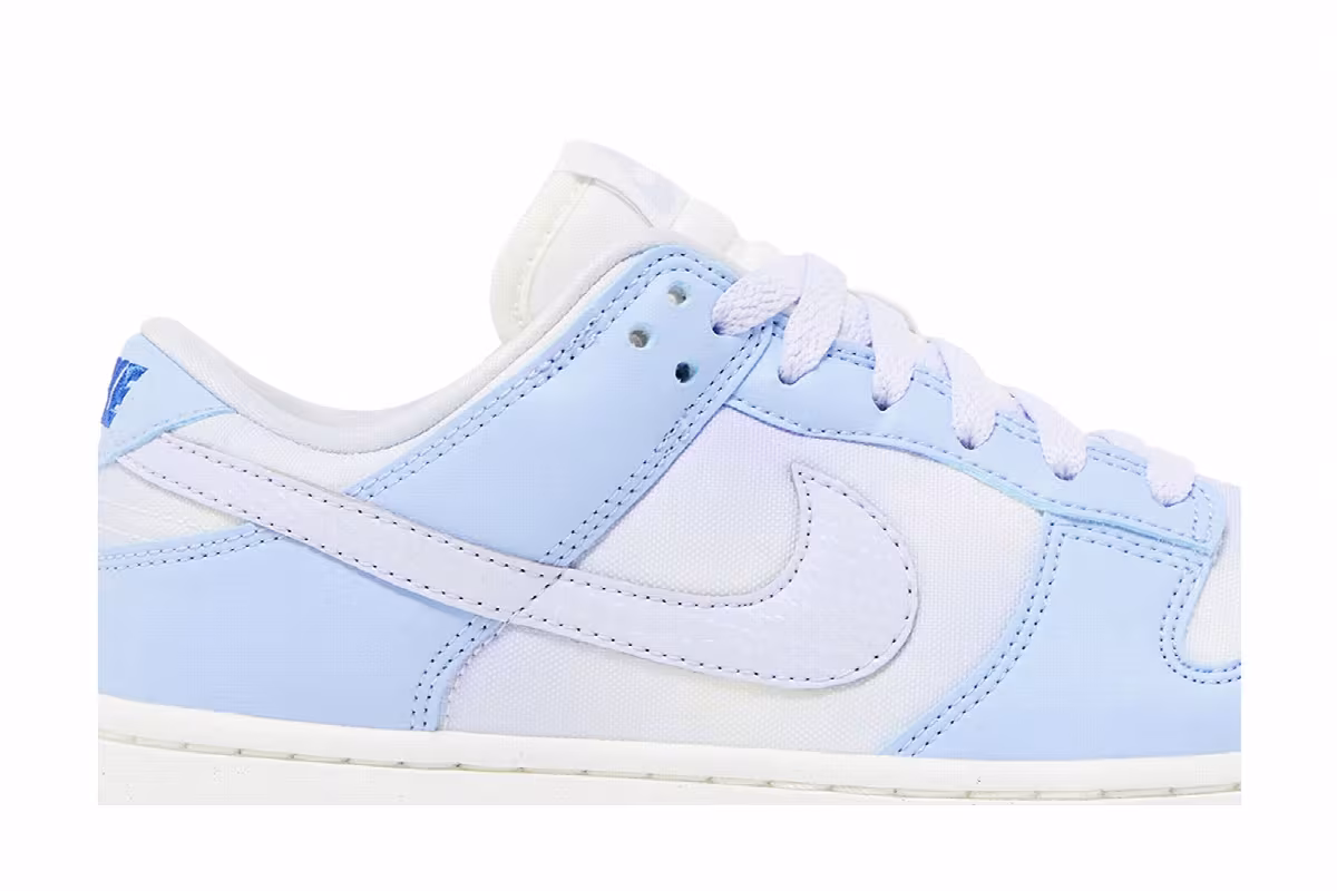 Nike Women's Dunk Low Blue Airbrush, view 3