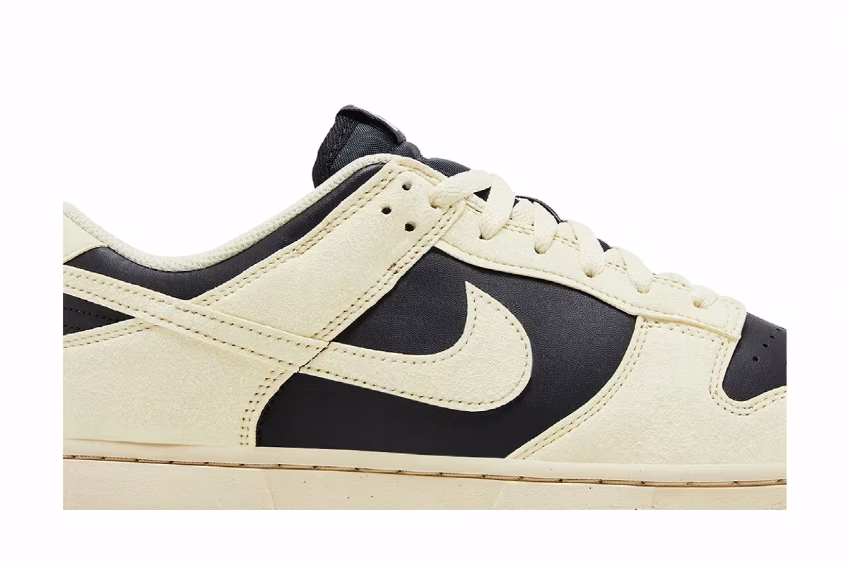 Nike Women's Dunk Low Next Nature Coconut Milk Black, view 3