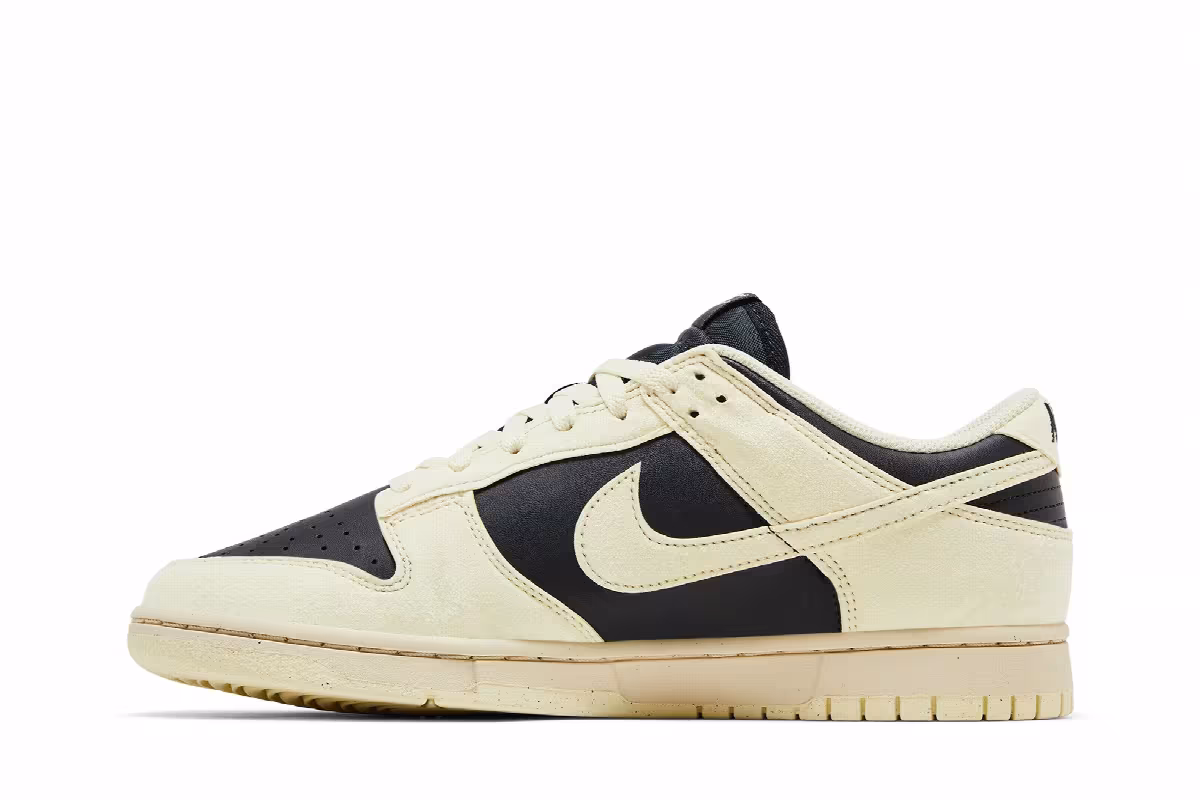 Nike Women's Dunk Low Next Nature Coconut Milk Black, view 4