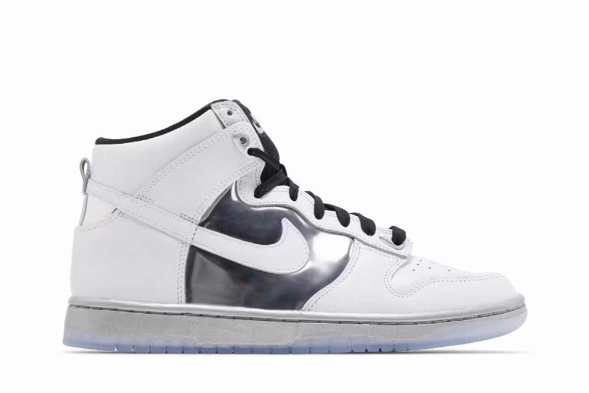 Nike Women's Dunk High Chrome, view 2