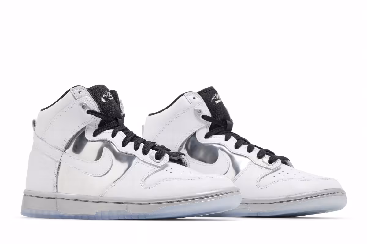 Nike Women's Dunk High Chrome, view 9