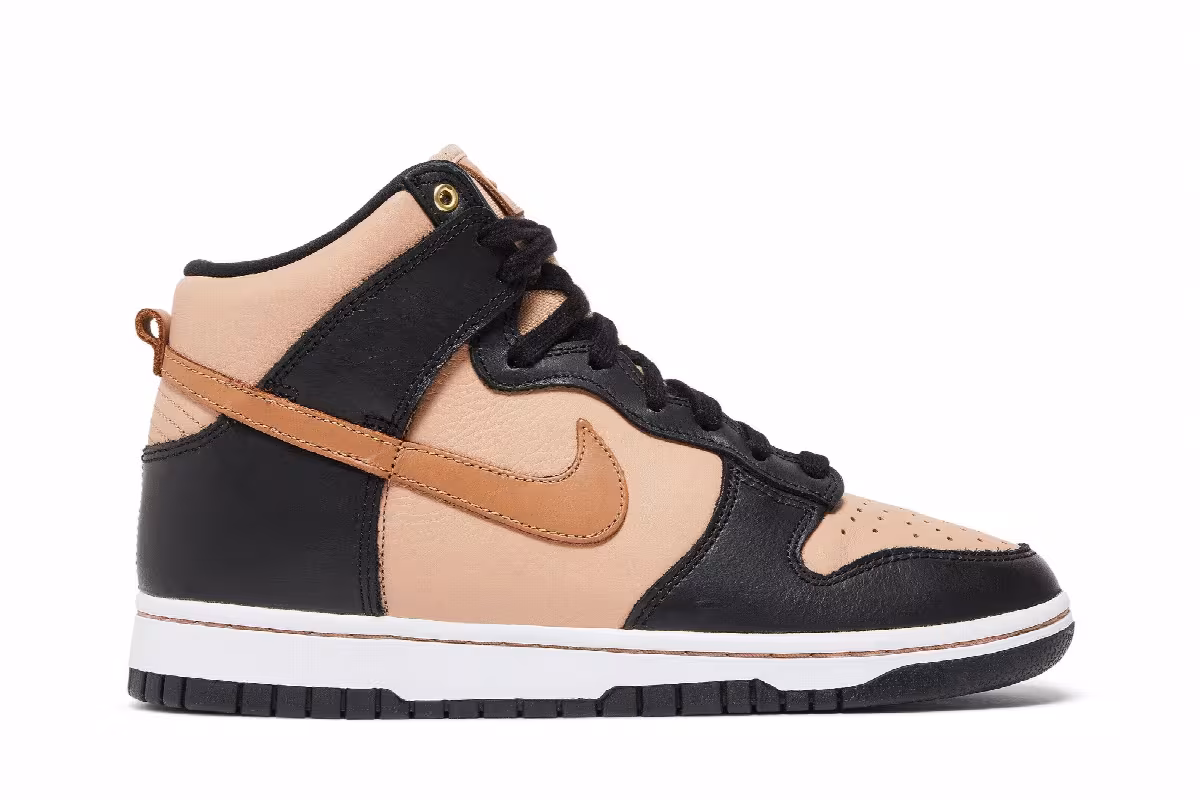 Nike Women's Dunk High LXX Black Flax, view 2