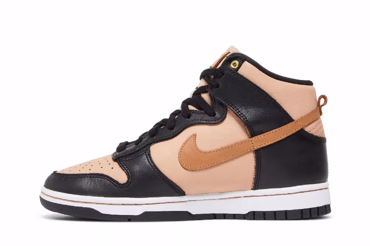 Nike Women's Dunk High LXX Black Flax, view 4