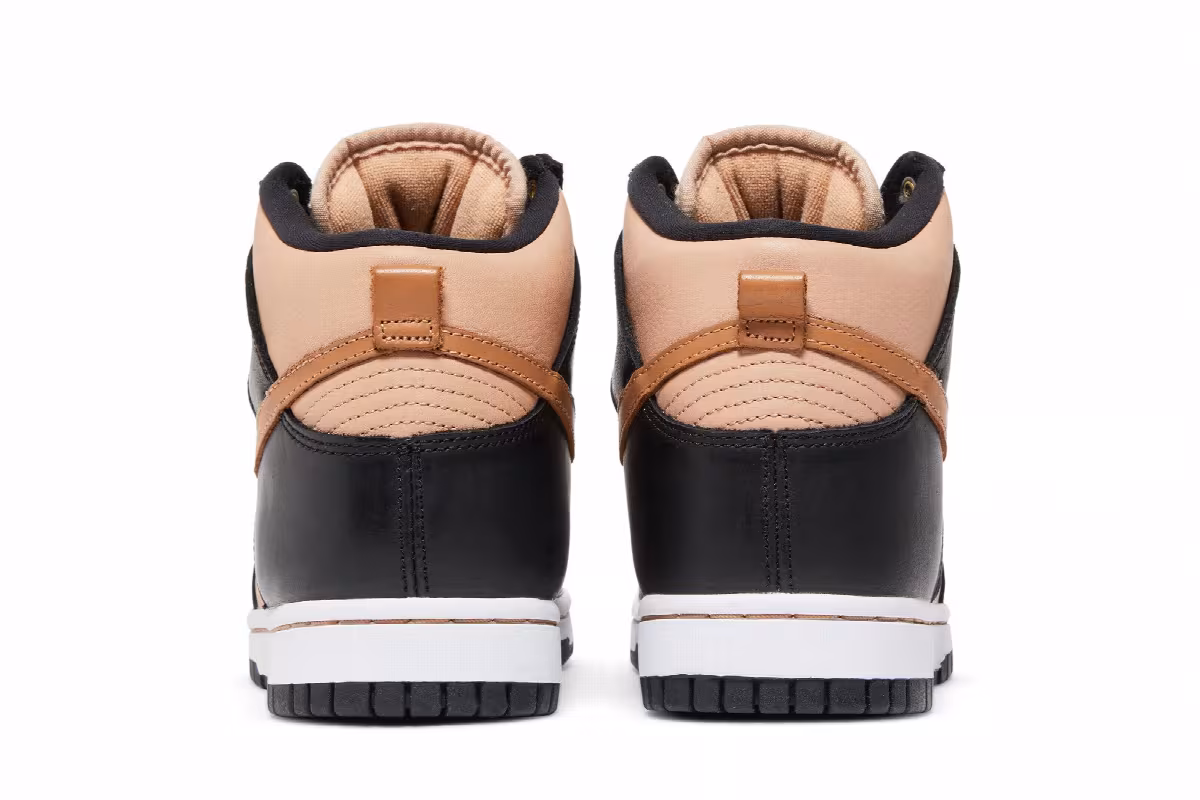 Nike Women's Dunk High LXX Black Flax, view 7
