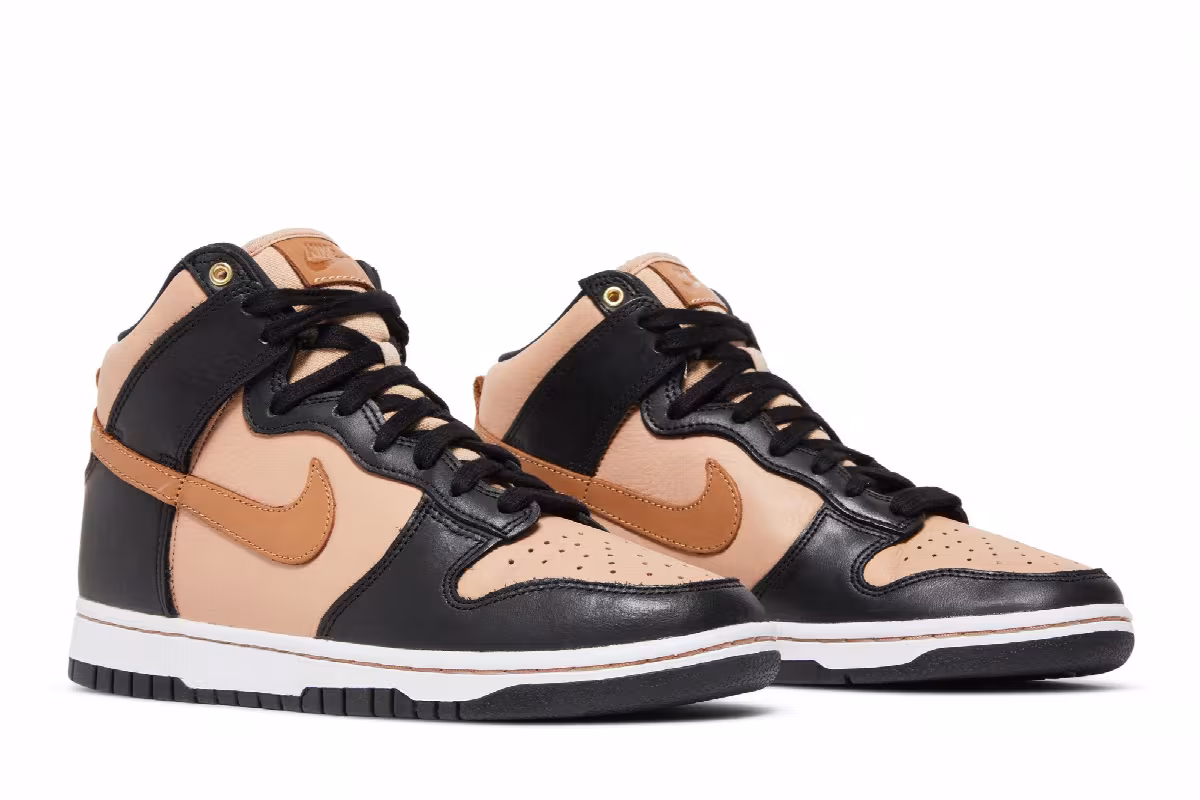 Nike Women's Dunk High LXX Black Flax, view 9