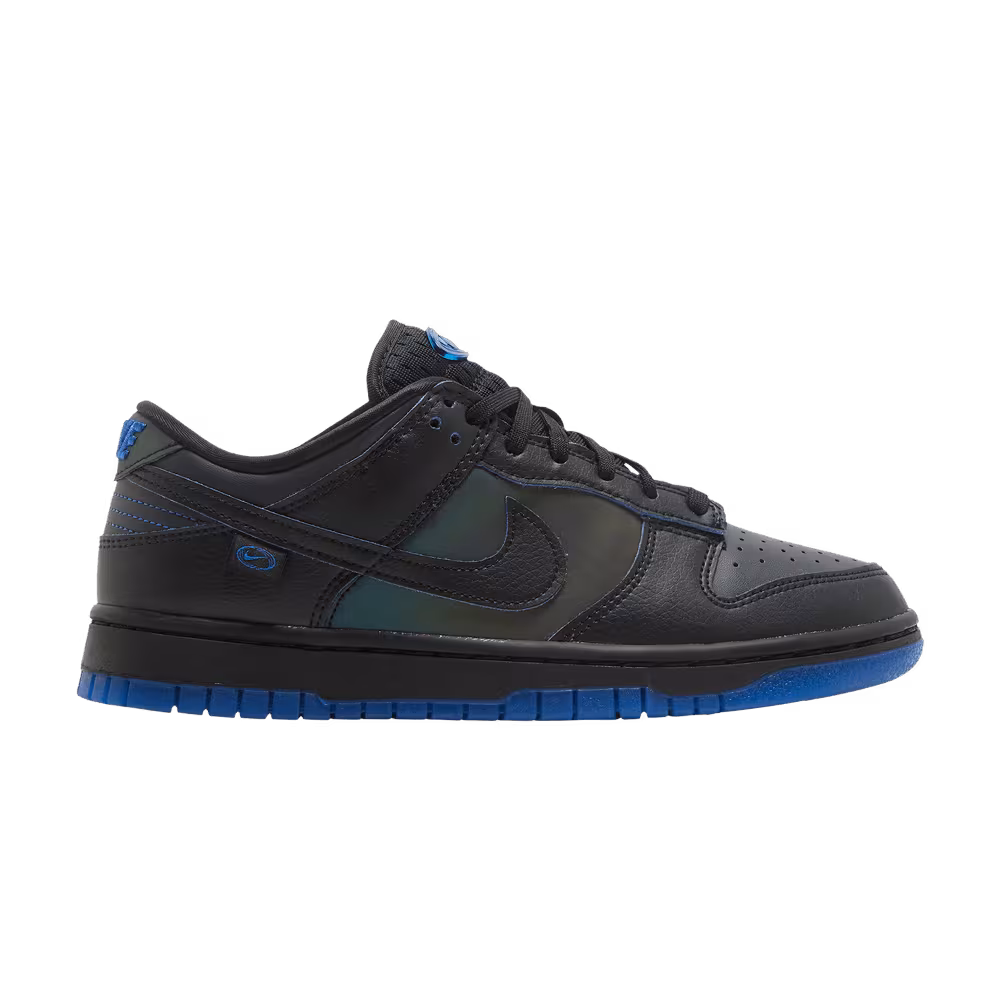Nike Women's Dunk Low Black Royal Iridescent