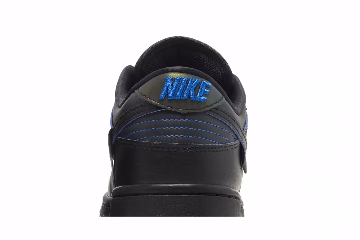 Nike Women's Dunk Low Black Royal Iridescent, view 8