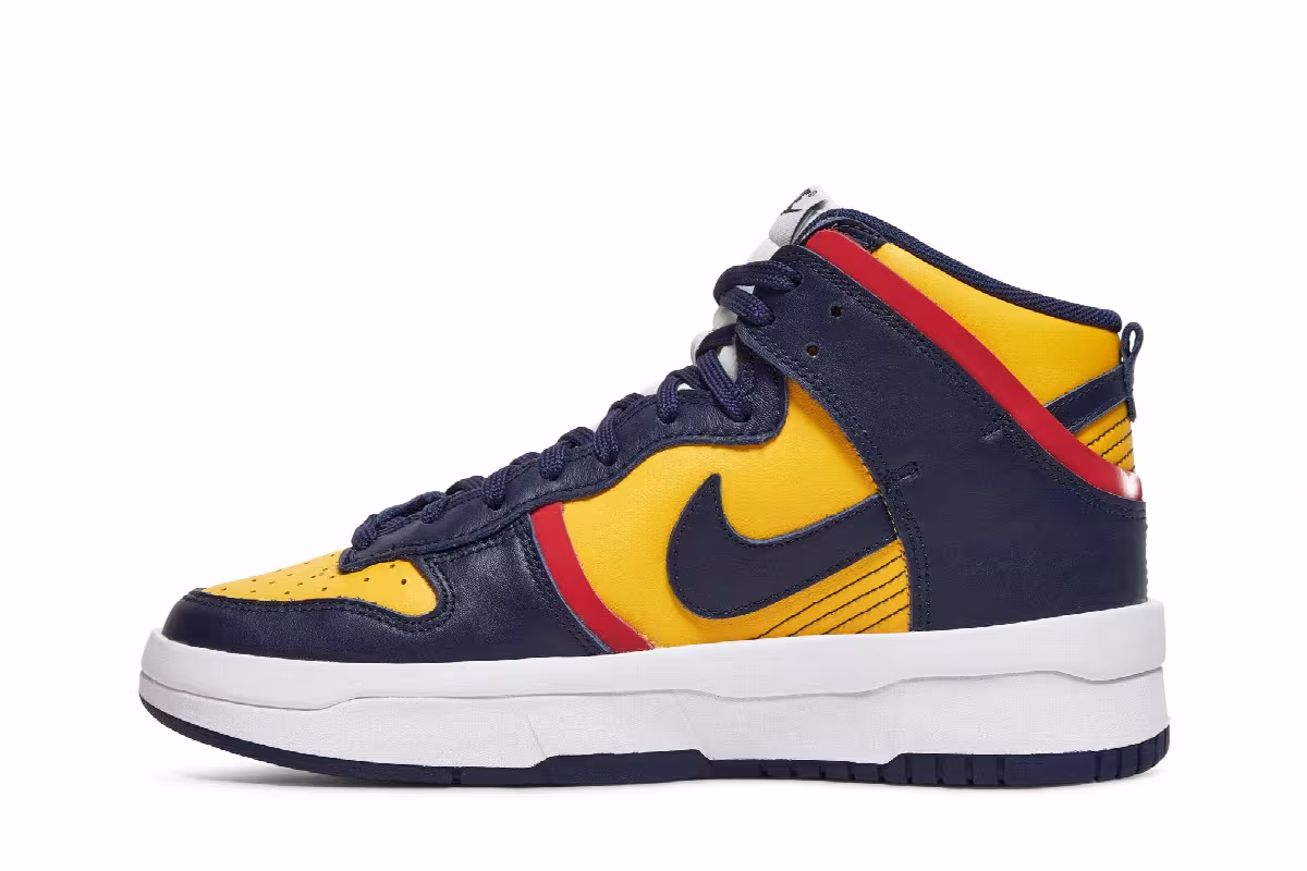 Nike Women's Dunk High Up Rebel Michigan, view 4