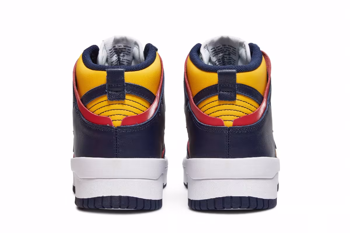 Nike Women's Dunk High Up Rebel Michigan, view 7