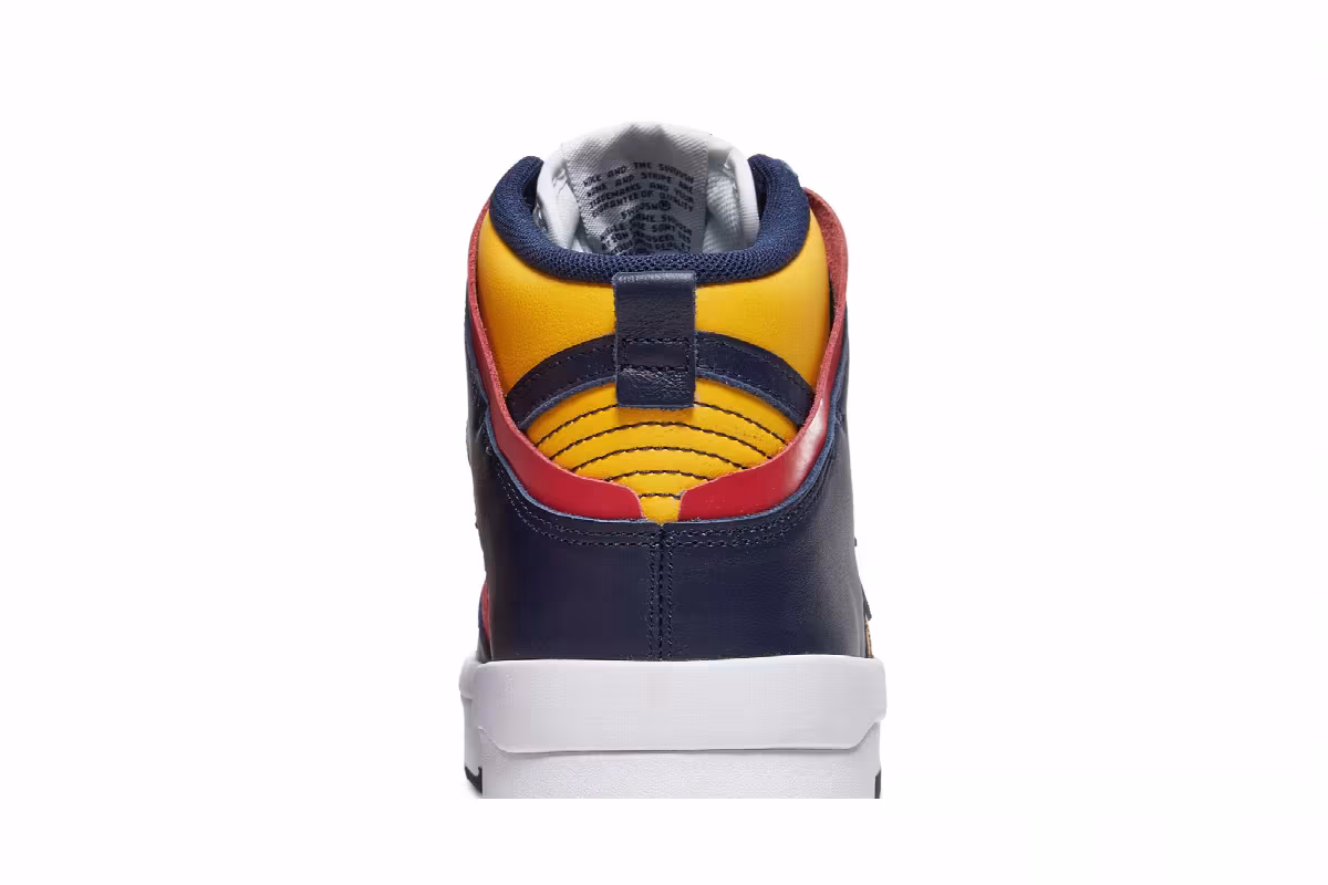 Nike Women's Dunk High Up Rebel Michigan, view 8