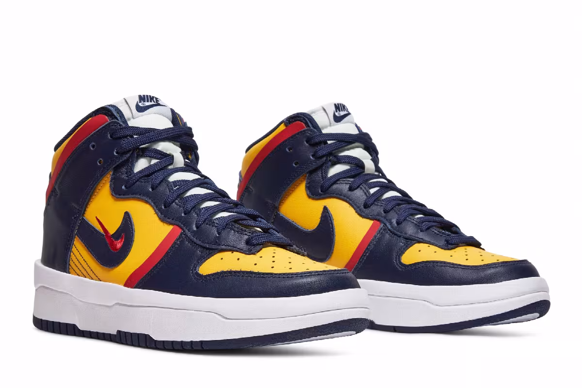 Nike Women's Dunk High Up Rebel Michigan, view 9