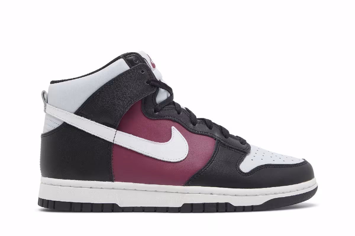 Nike Women's Dunk High Black Rosewood, view 2