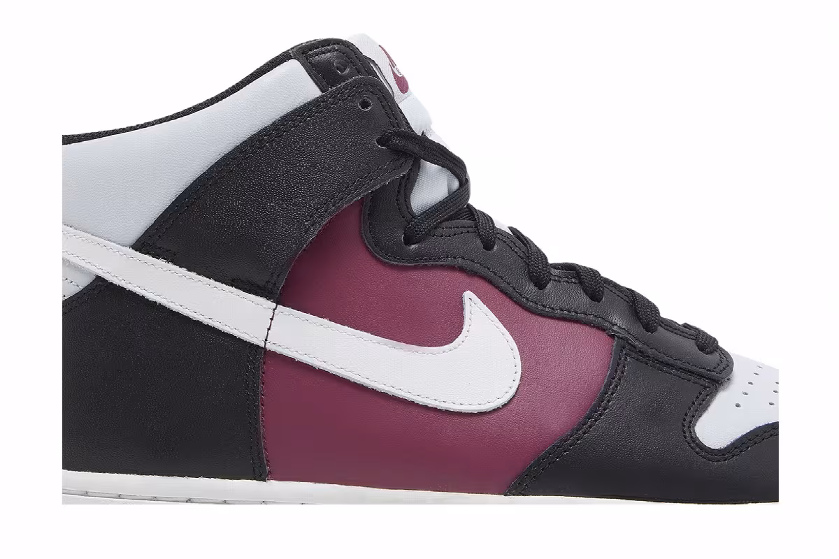 Nike Women's Dunk High Black Rosewood, view 3