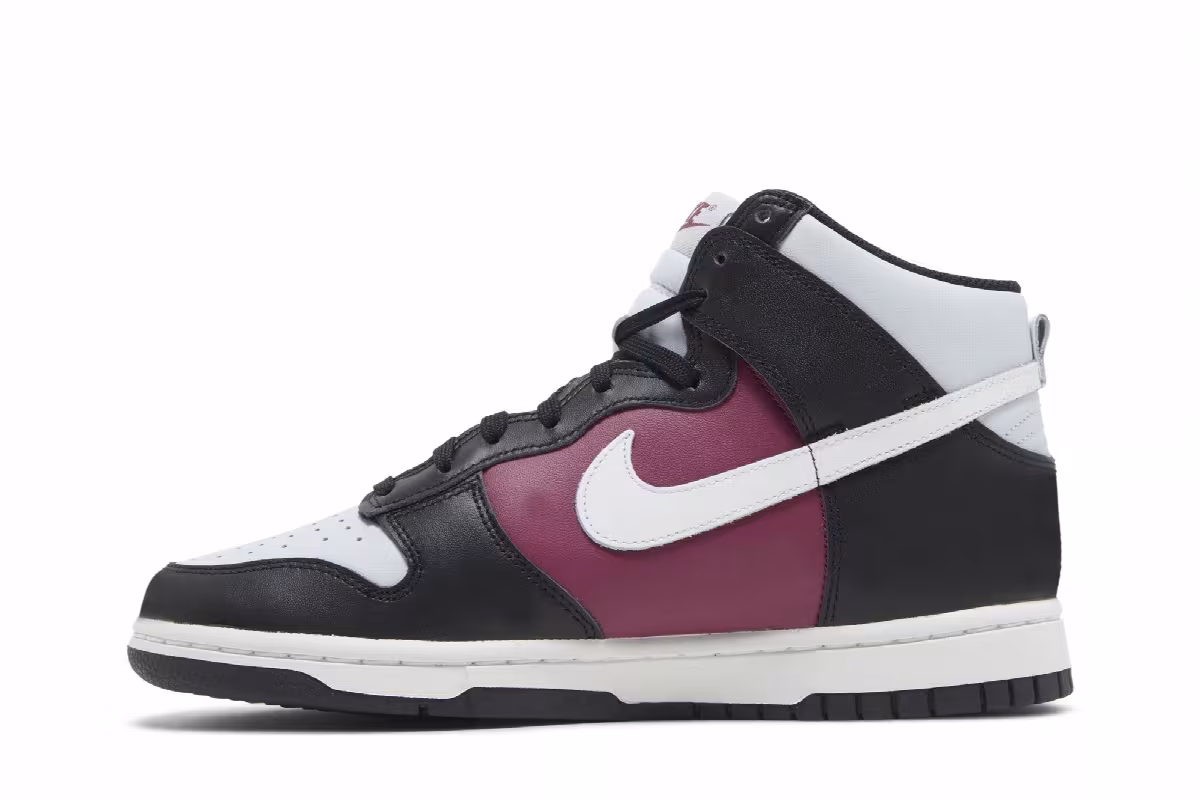 Nike Women's Dunk High Black Rosewood, view 4