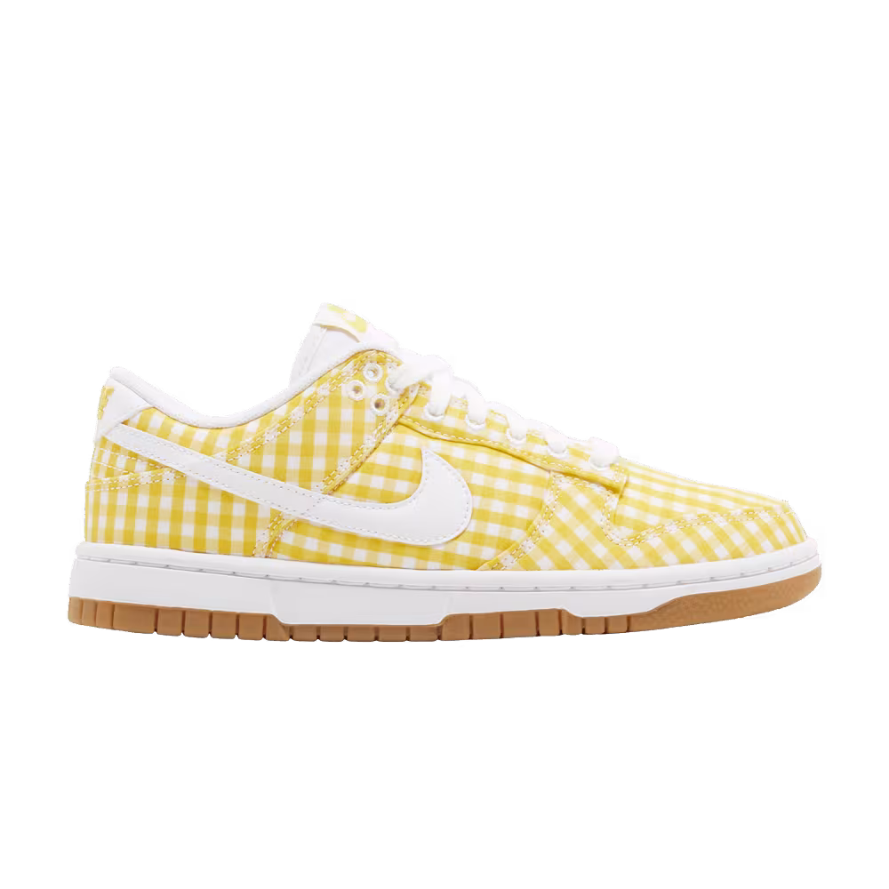 Nike Women's Dunk Low Yellow Gingham