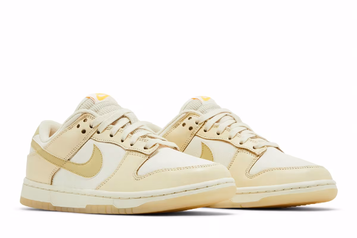 Nike Women's Dunk Low Muslin Team Gold, view 9