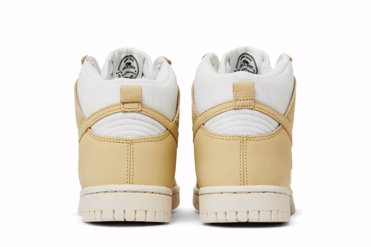 Nike Women's Dunk High LX Certified Fresh - Team Gold, view 7