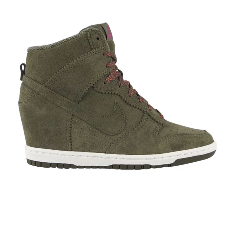 Nike Women's Dunk Sky Hi Medium Olive