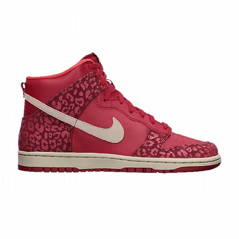 Nike Wmns Dunk High Skinny 'Red Leopard Print'