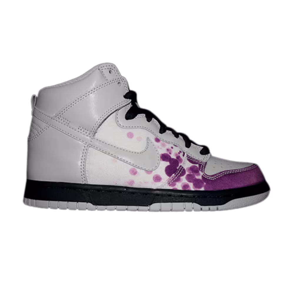Nike Women's Dunk High Paint Blotting Pack - Grey Red Plum