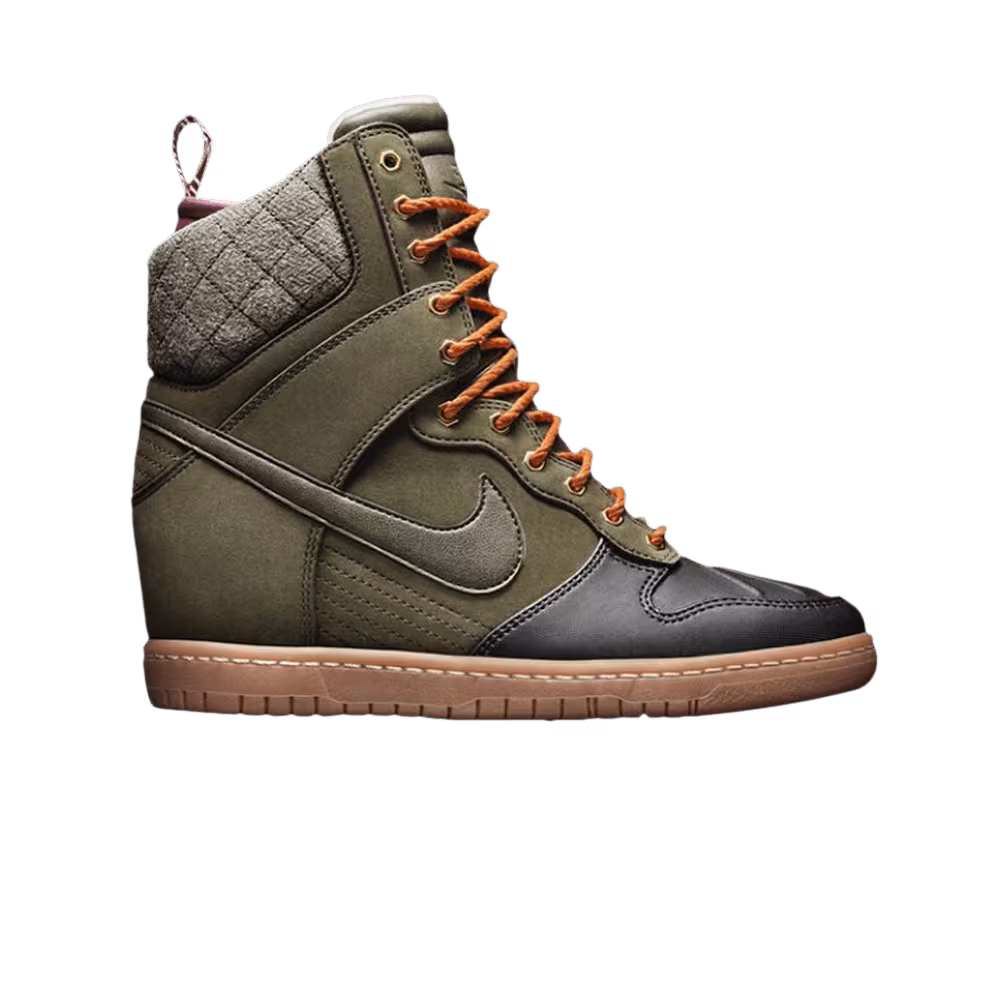 Nike Women's Dunk Sky High SneakerBoot 2.0 Dark Loden Anthracite