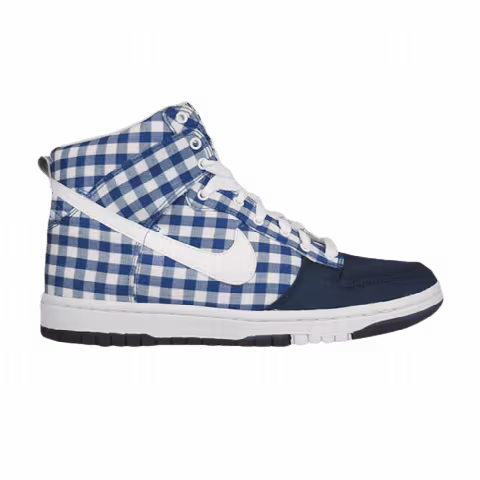 Nike Wmns Dunk High Skinny 'Blue Plaid'