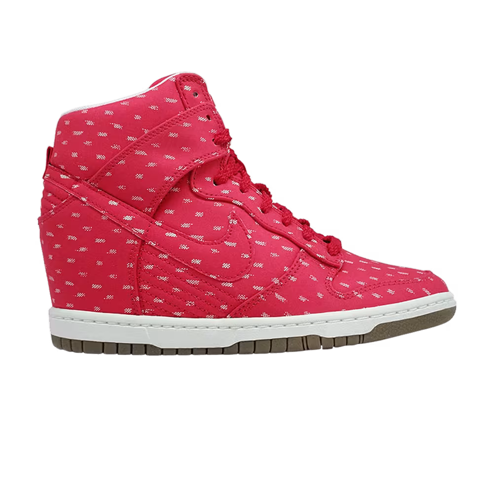 Nike Women's Dunk Sky Hi Print Hyper Red