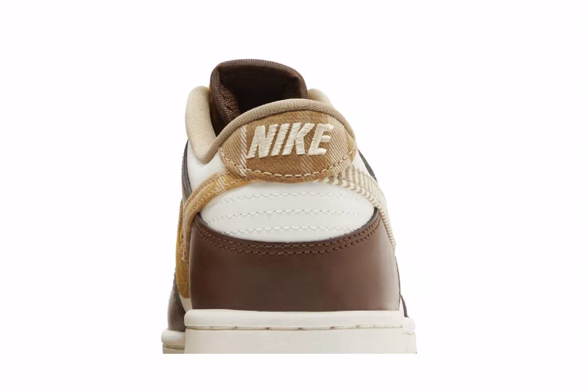 Nike Dunk Low GS Plaid Brown, view 8