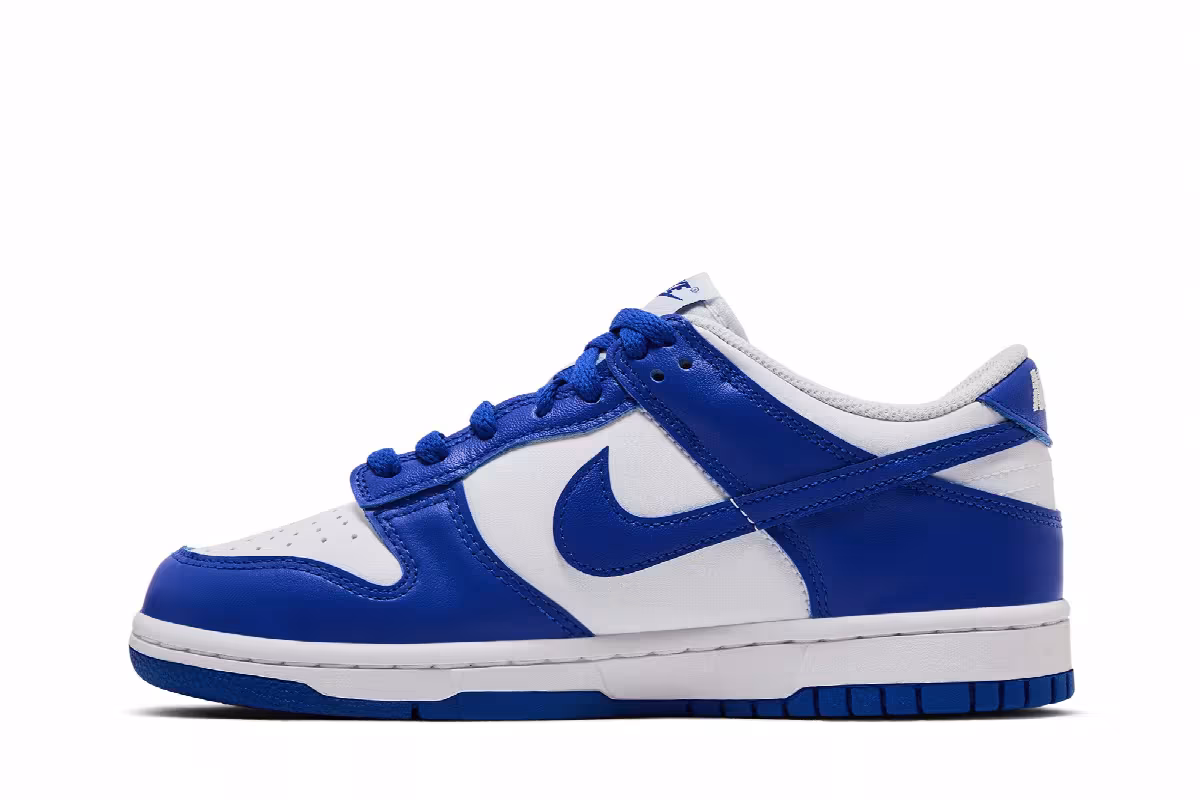 Nike Dunk Low GS Kentucky 2025, view 4