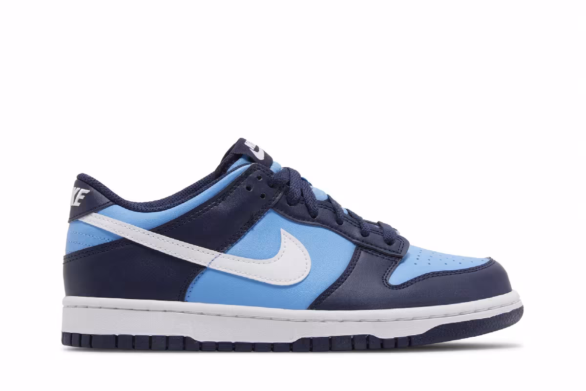 Nike Dunk Low GS University Blue, view 2