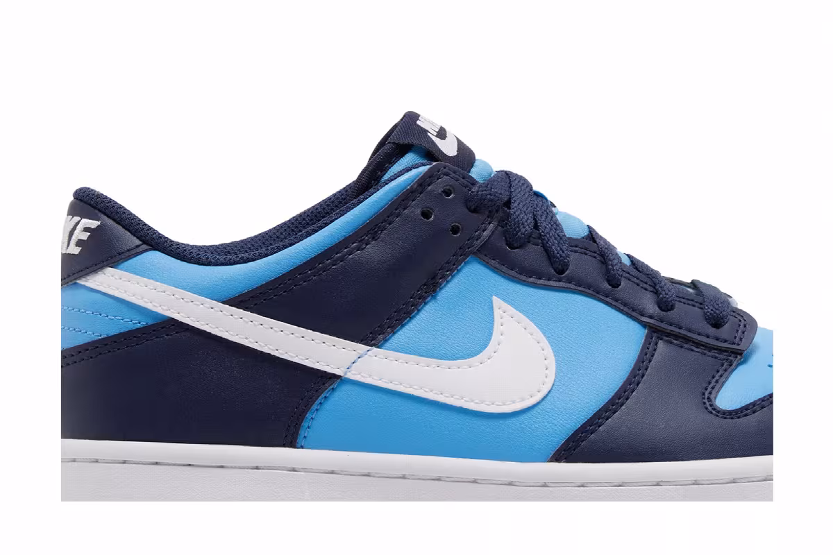 Nike Dunk Low GS University Blue, view 3