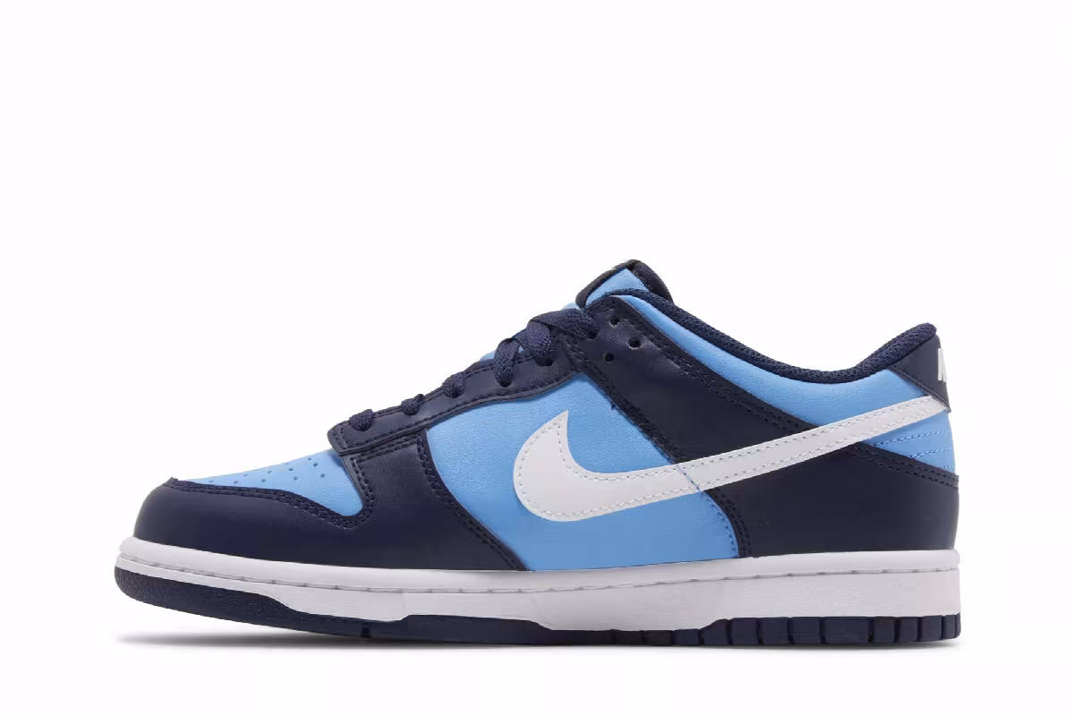 Nike Dunk Low GS University Blue, view 4