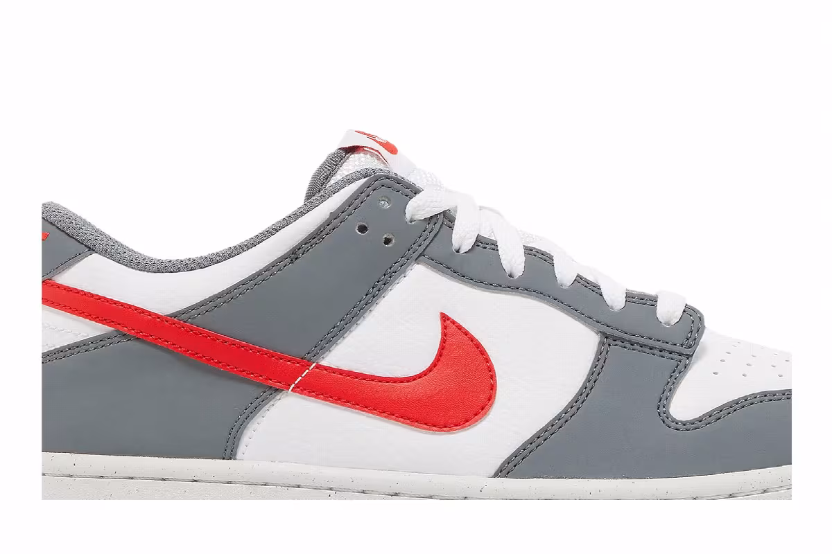 Nike Dunk Low Next Nature GS Smoke Grey Light Crimson, view 3