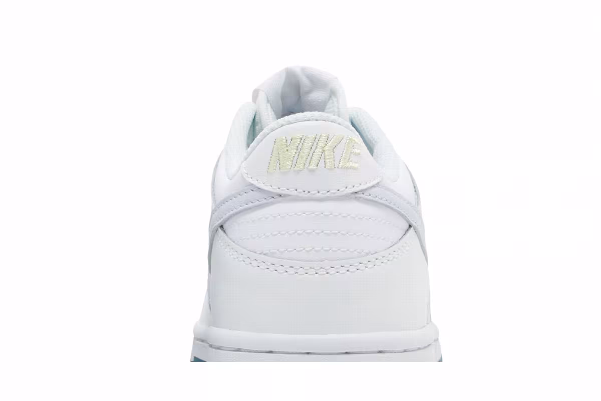 Nike Dunk Low GS White Grey Teal, view 8