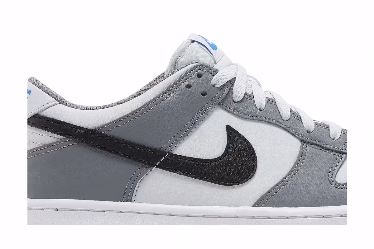 Nike Dunk Low GS Cool Grey Photo Blue, view 3