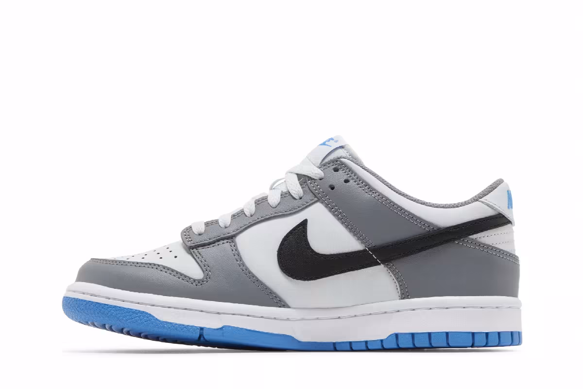 Nike Dunk Low GS Cool Grey Photo Blue, view 4