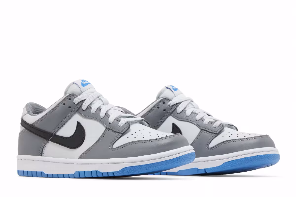 Nike Dunk Low GS Cool Grey Photo Blue, view 9