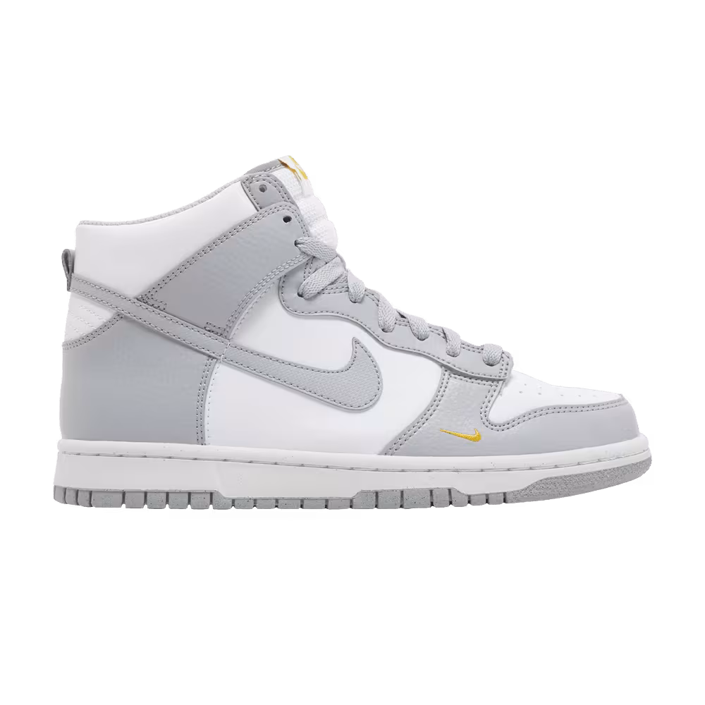 Nike Dunk High Next Nature GS Wolf Grey Marigold