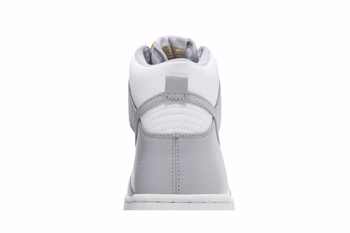 Nike Dunk High Next Nature GS Wolf Grey Marigold, view 8