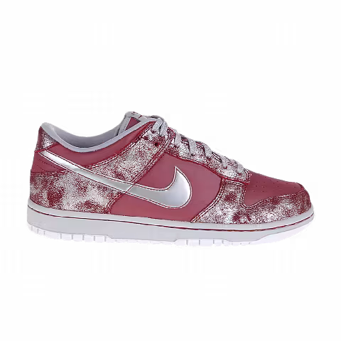 Nike Dunk Low GS 'Team Red Metallic Silver'