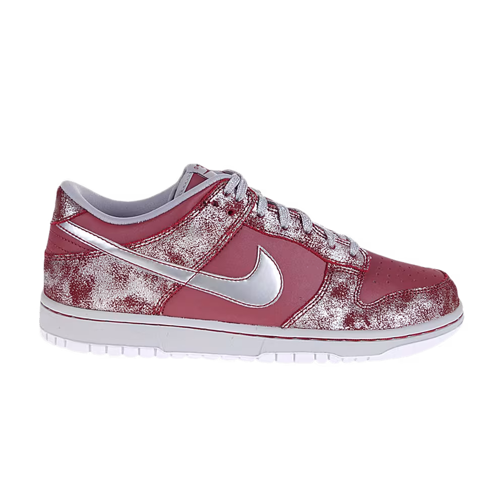 Nike Dunk Low GS Team Red Metallic Silver