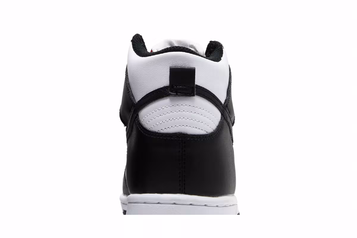 Nike Dunk High GS Black White, view 8