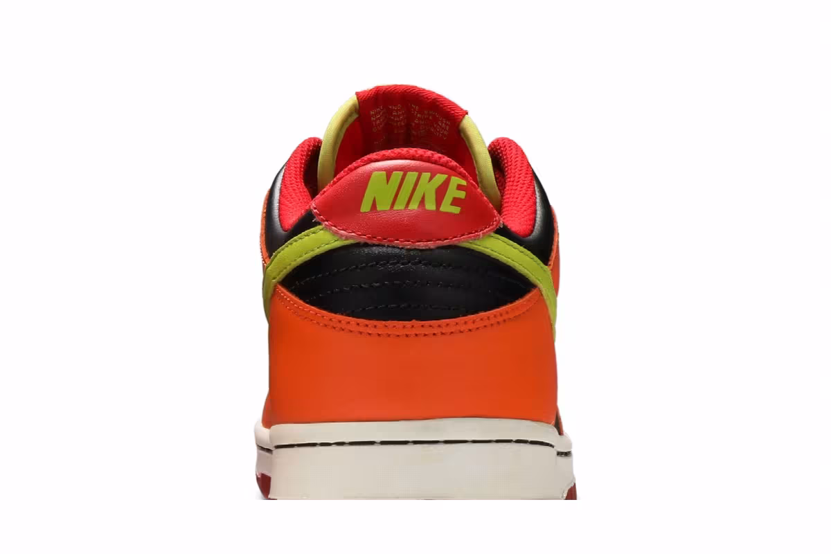 Nike Dunk Low GS Orange Blaze Cactus, view 8