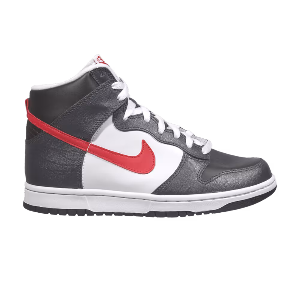 Nike Dunk High GS Black Varsity Red